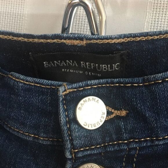 Banana Republic High Rise 3” Button Fly Shorts Size 29 Raw Hem Cutoff Hi Waisted - Picture 6 of 9